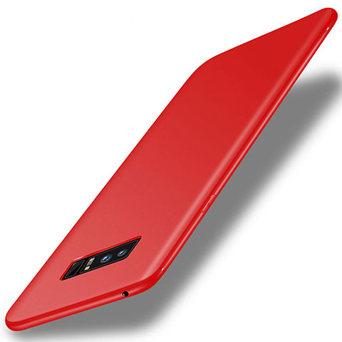 Samsung Galaxy Note 8用極薄ソフトケース シリコンケース 耐衝撃 全面保護 S01 サムスン レッド