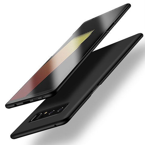 Samsung Galaxy Note 8用ハードケース プラスチック 質感もマット M06 サムスン ブラック