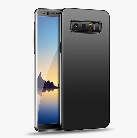 Samsung Galaxy Note 8用極薄ソフトケース シリコンケース 耐衝撃 全面保護 S04 サムスン ブラック