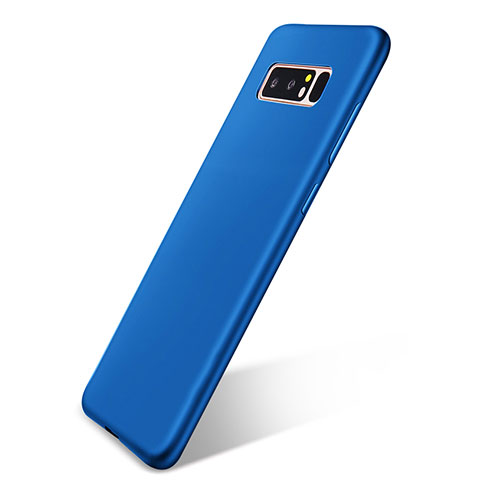 Samsung Galaxy Note 8用極薄ソフトケース シリコンケース 耐衝撃 全面保護 S05 サムスン ネイビー