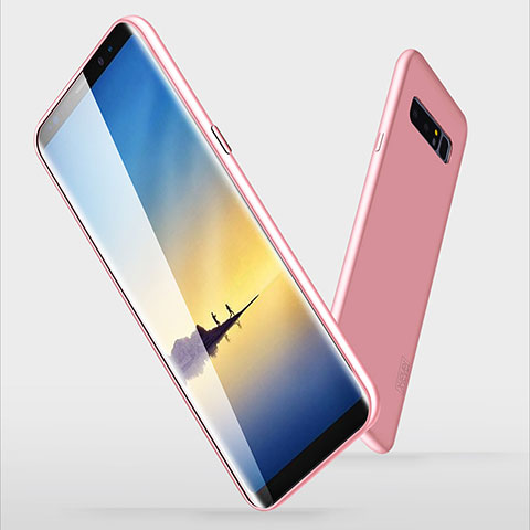 Samsung Galaxy Note 8用極薄ソフトケース シリコンケース 耐衝撃 全面保護 S06 サムスン ピンク
