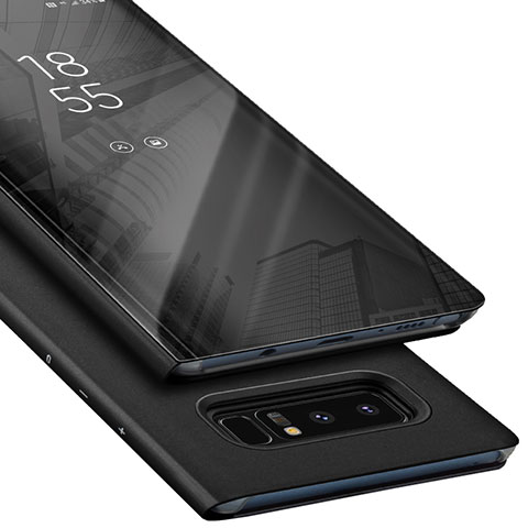 Samsung Galaxy Note 8 Duos N950F用ハードケース カバー プラスチック サムスン ブラック