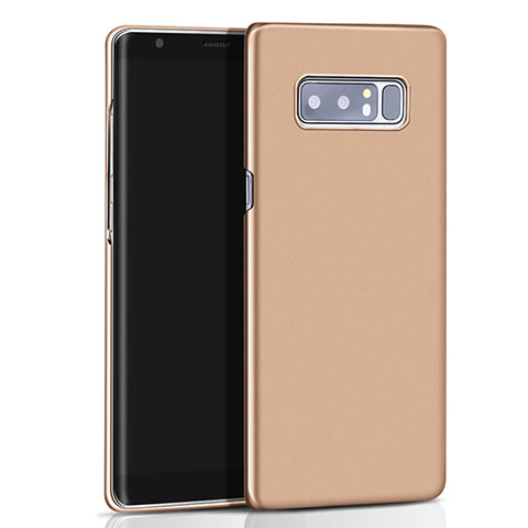 Samsung Galaxy Note 8 Duos N950F用ハードケース プラスチック 質感もマット M01 サムスン ゴールド