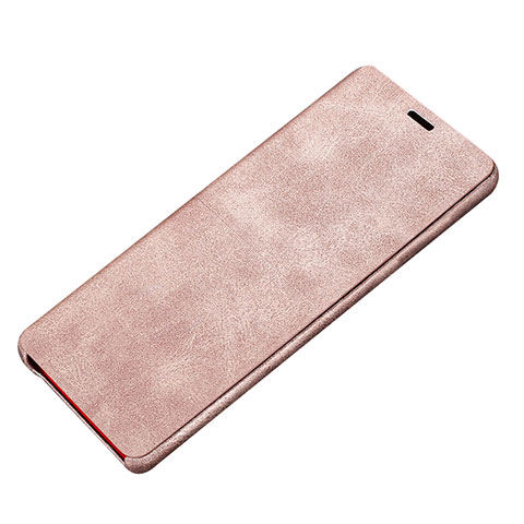 Samsung Galaxy Note 8 Duos N950F用手帳型 レザーケース スタンド カバー L02 サムスン ピンク