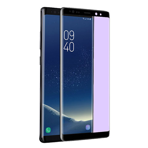 Samsung Galaxy Note 8用強化ガラス フル液晶保護フィルム F09 サムスン ブラック