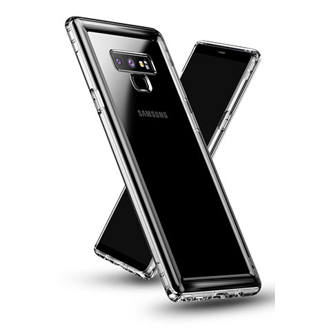Samsung Galaxy Note 9用極薄ソフトケース シリコンケース 耐衝撃 全面保護 クリア透明 カバー サムスン クリア