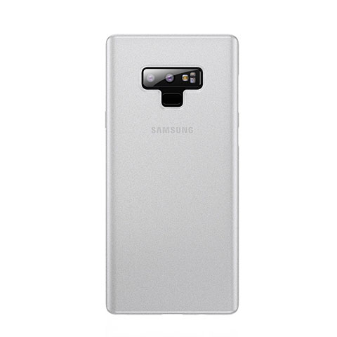 Samsung Galaxy Note 9用極薄ケース クリア透明 プラスチック サムスン ホワイト