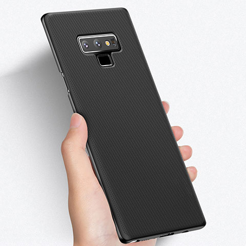 Samsung Galaxy Note 9用ハードケース プラスチック 質感もマット M03 サムスン ブラック