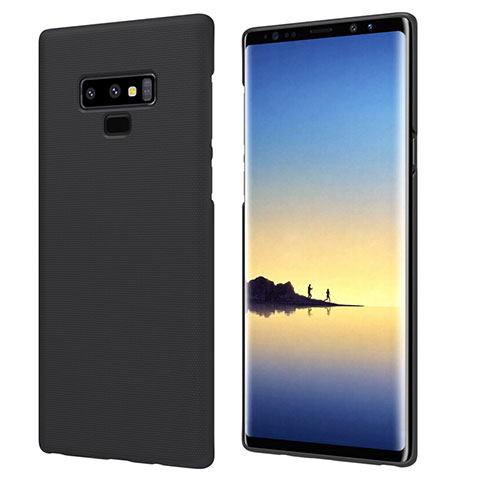 Samsung Galaxy Note 9用ハードケース プラスチック 質感もマット M04 サムスン ブラック