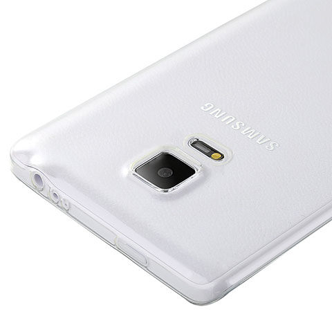 Samsung Galaxy Note Edge SM-N915F用極薄ソフトケース シリコンケース 耐衝撃 全面保護 クリア透明 サムスン クリア