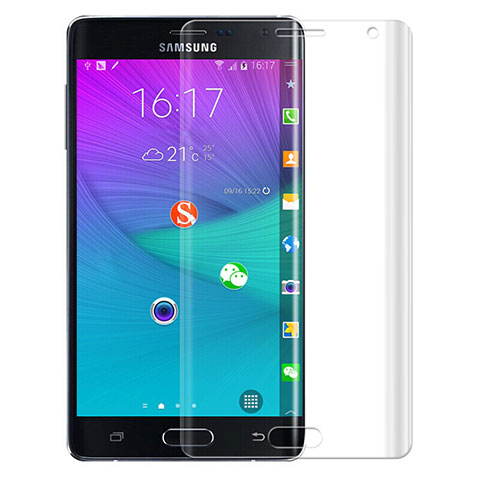 Samsung Galaxy Note Edge SM-N915F用高光沢 液晶保護フィルム F02 サムスン クリア