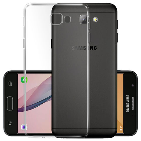 Samsung Galaxy On5 (2016) G570 G570F用極薄ソフトケース シリコンケース 耐衝撃 全面保護 クリア透明 T02 サムスン クリア
