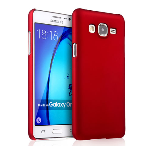 Samsung Galaxy On5 Pro用ハードケース プラスチック 質感もマット サムスン レッド