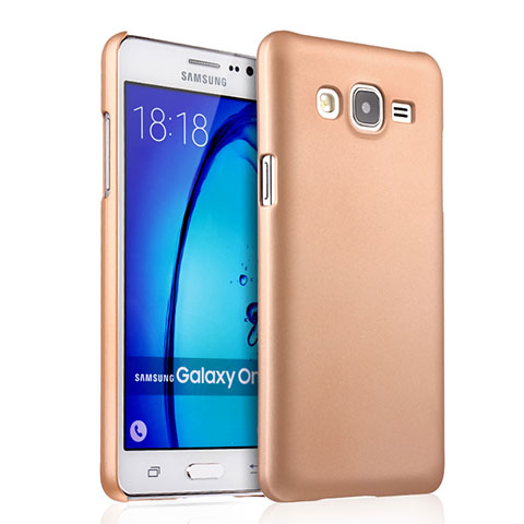 Samsung Galaxy On5 Pro用ハードケース プラスチック 質感もマット サムスン ゴールド