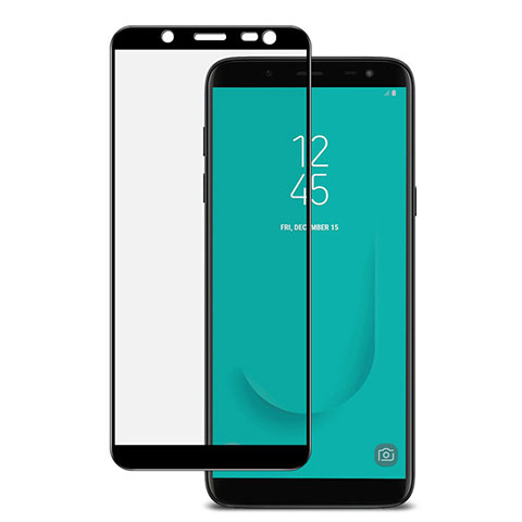 Samsung Galaxy On6 (2018) J600F J600G用強化ガラス フル液晶保護フィルム サムスン ブラック