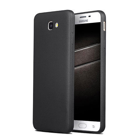Samsung Galaxy On7 (2016) G6100用極薄ソフトケース シリコンケース 耐衝撃 全面保護 S03 サムスン ブラック