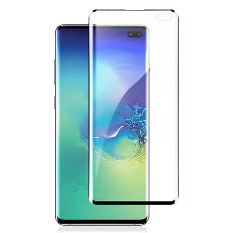 Samsung Galaxy S10 5G SM-G977B用強化ガラス フル液晶保護フィルム サムスン ブラック