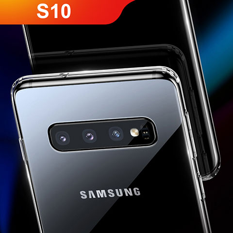 Samsung Galaxy S10用極薄ソフトケース シリコンケース 耐衝撃 全面保護 クリア透明 T08 サムスン クリア