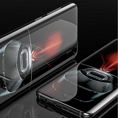 Samsung Galaxy S10 Plus用強化ガラス フル液晶保護フィルム F02 サムスン ブラック