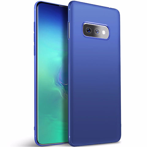 Samsung Galaxy S10e用極薄ソフトケース シリコンケース 耐衝撃 全面保護 S01 サムスン ネイビー