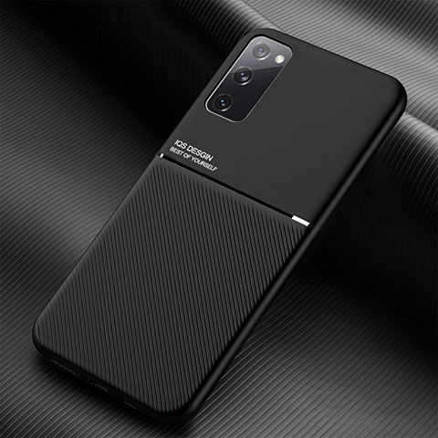 Samsung Galaxy S20 FE (2022) 5G用極薄ソフトケース シリコンケース 耐衝撃 全面保護 マグネット式 バンパー サムスン ブラック