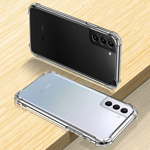 Samsung Galaxy S20 FE (2022) 5G用極薄ソフトケース シリコンケース 耐衝撃 全面保護 クリア透明 T02 サムスン クリア