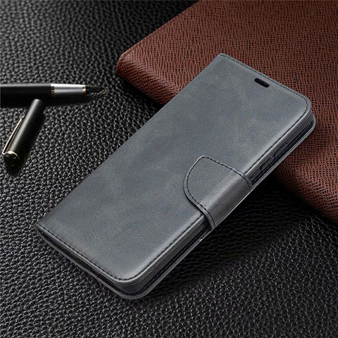 Samsung Galaxy S20 Lite 5G用手帳型 レザーケース スタンド カバー L02 サムスン ブラック