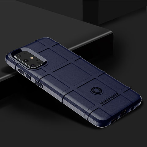 Samsung Galaxy S20 Plus 5G用360度 フルカバー極薄ソフトケース シリコンケース 耐衝撃 全面保護 バンパー J01S サムスン ネイビー