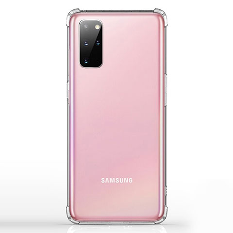 Samsung Galaxy S20 Plus 5G用極薄ソフトケース シリコンケース 耐衝撃 全面保護 クリア透明 K02 サムスン クリア