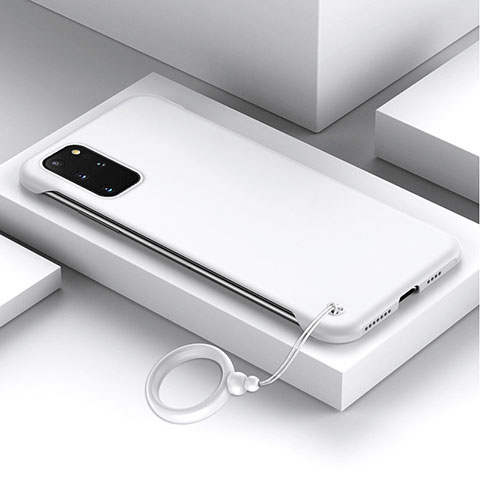 Samsung Galaxy S20 Plus用ハードケース プラスチック 質感もマット カバー JS1 サムスン ホワイト