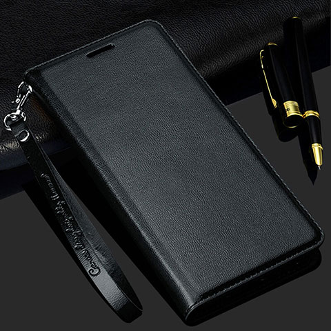 Samsung Galaxy S20 Plus用手帳型 レザーケース スタンド カバー T01 サムスン ブラック