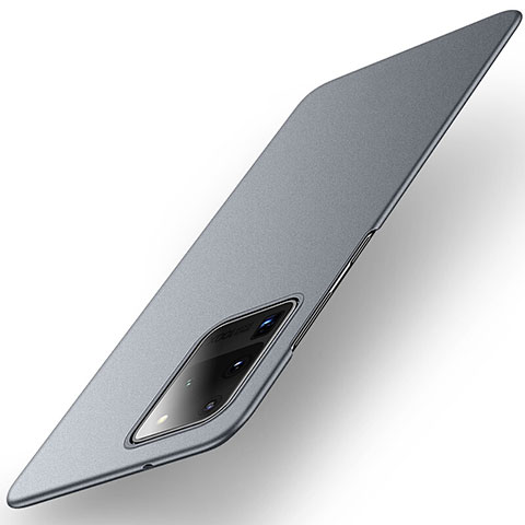 Samsung Galaxy S20 Ultra用ハードケース プラスチック 質感もマット カバー P01 サムスン グレー