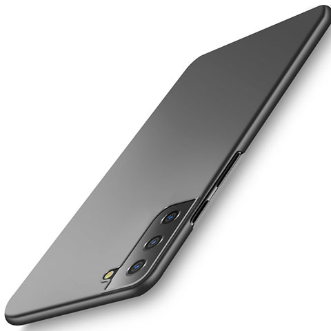Samsung Galaxy S21 5G用ハードケース プラスチック 質感もマット カバー M02 サムスン ブラック