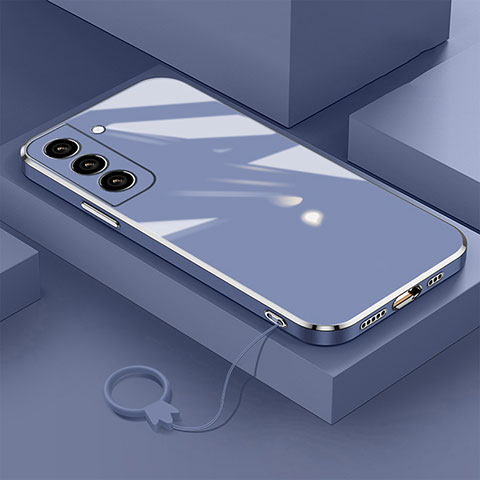 Samsung Galaxy S21 5G用極薄ソフトケース シリコンケース 耐衝撃 全面保護 M01 サムスン ネイビー
