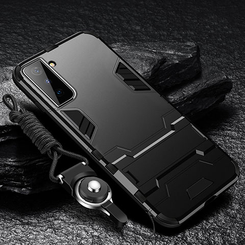 Samsung Galaxy S22 5G用ハイブリットバンパーケース スタンド プラスチック 兼シリコーン カバー A05 サムスン ブラック