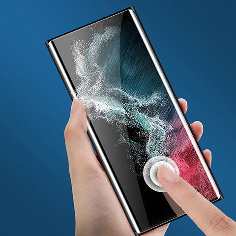 Samsung Galaxy S22 Ultra 5G用強化ガラス 液晶保護フィルム T02 サムスン クリア