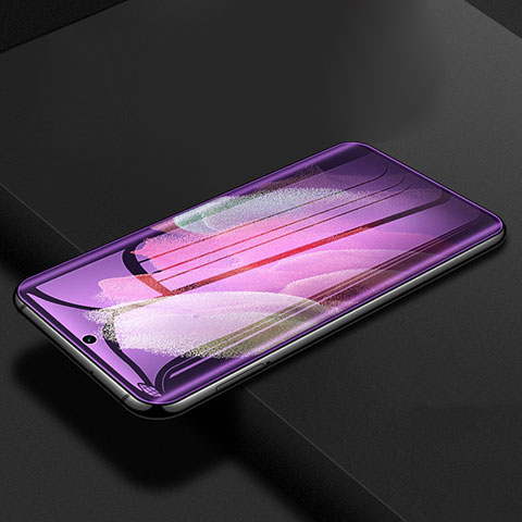 Samsung Galaxy S22 Ultra 5G用強化ガラス フル液晶保護フィルム アンチグレア ブルーライト F03 サムスン ブラック