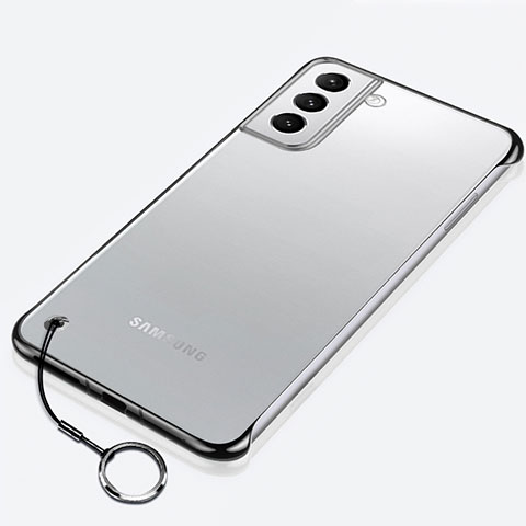 Samsung Galaxy S23 5G用ハードカバー クリスタル クリア透明 H02 サムスン ブラック