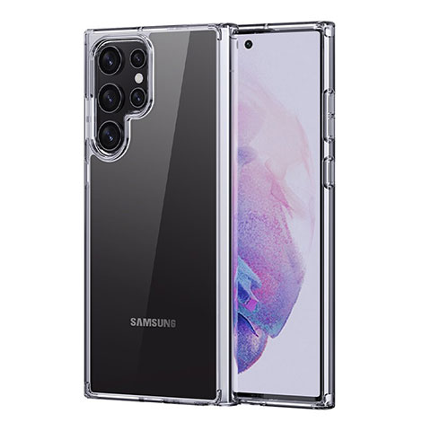 Samsung Galaxy S23 Ultra 5G用極薄ソフトケース シリコンケース 耐衝撃 全面保護 クリア透明 T20 サムスン クリア