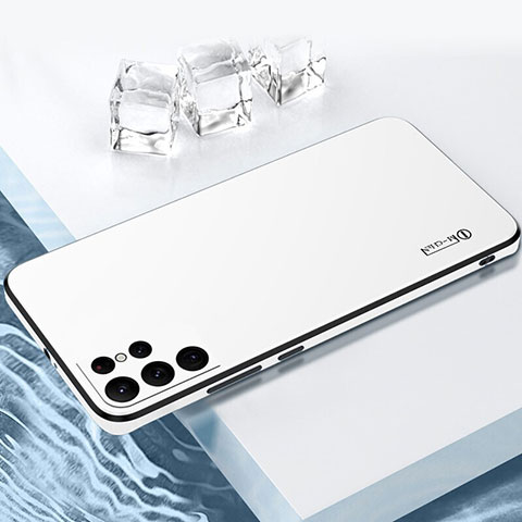 Samsung Galaxy S23 Ultra 5G用ハイブリットバンパーケース プラスチック 兼シリコーン カバー サムスン ホワイト