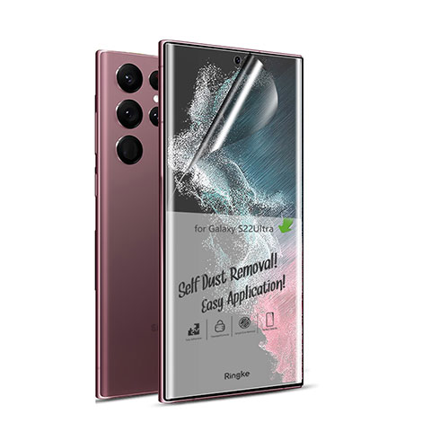 Samsung Galaxy S23 Ultra 5G用高光沢 液晶保護フィルム フルカバレッジ画面 F01 サムスン クリア