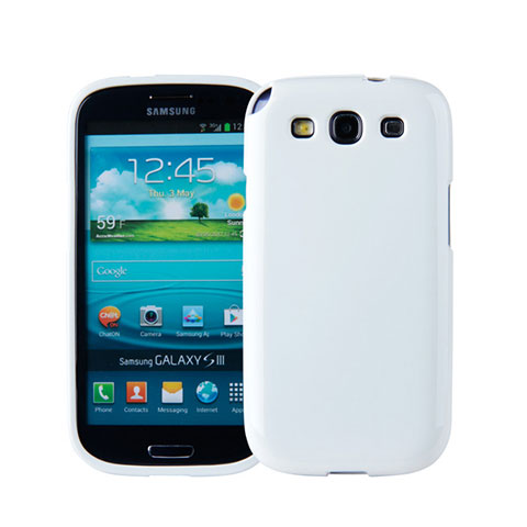 Samsung Galaxy S3 4G i9305用シリコンケース ソフトタッチラバー サムスン ホワイト
