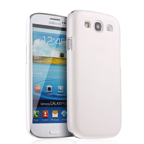 Samsung Galaxy S3 III i9305 Neo用ハードケース プラスチック 質感もマット サムスン ホワイト
