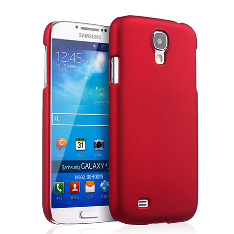 Samsung Galaxy S4 i9500 i9505用ハードケース プラスチック 質感もマット サムスン レッド