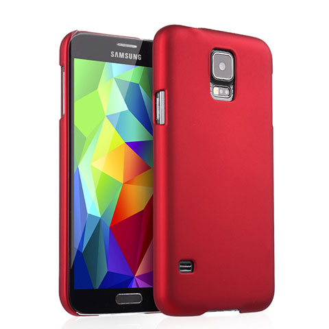 Samsung Galaxy S5 Duos Plus用ハードケース プラスチック 質感もマット サムスン レッド