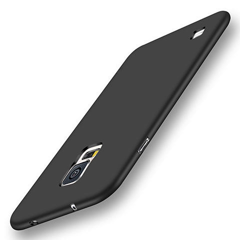 Samsung Galaxy S5 Duos Plus用極薄ソフトケース シリコンケース 耐衝撃 全面保護 S01 サムスン ブラック