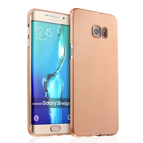 Samsung Galaxy S6 Edge+ Plus SM-G928F用ハードケース プラスチック 質感もマット サムスン ゴールド