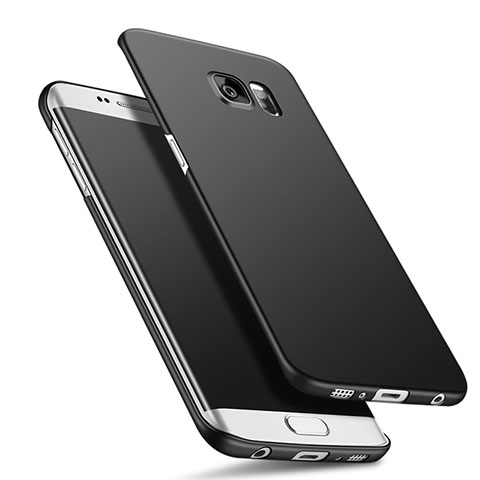 Samsung Galaxy S6 Edge+ Plus SM-G928F用ハードケース プラスチック 質感もマット Q02 サムスン ブラック