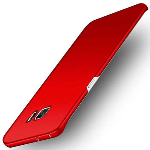 Samsung Galaxy S6 Edge SM-G925用ハードケース プラスチック 質感もマット M01 サムスン レッド