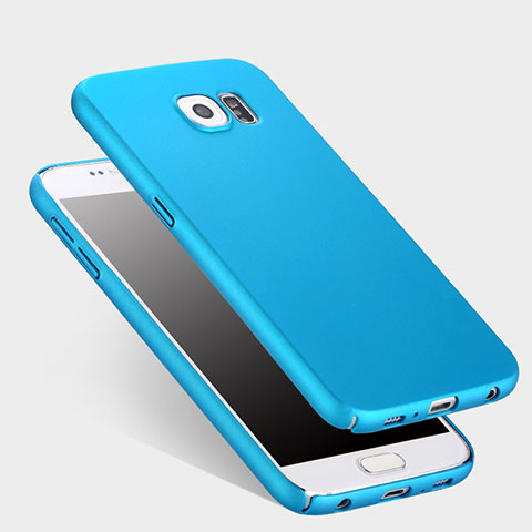 Samsung Galaxy S6 SM-G920用ハードケース プラスチック 質感もマット サムスン ブルー